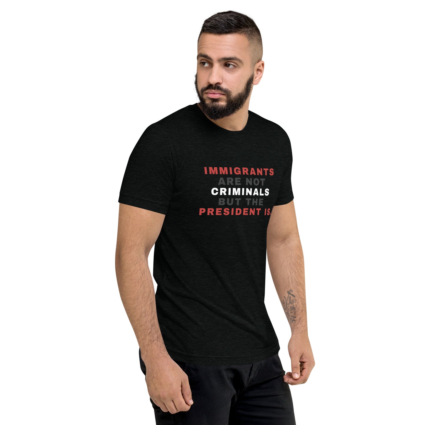 Immigrants Are Not Criminals But The President IS Short Sleeve Shirt