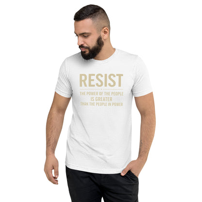 RESIST: The Power Of The People Is Greater Short Sleeve Shirt