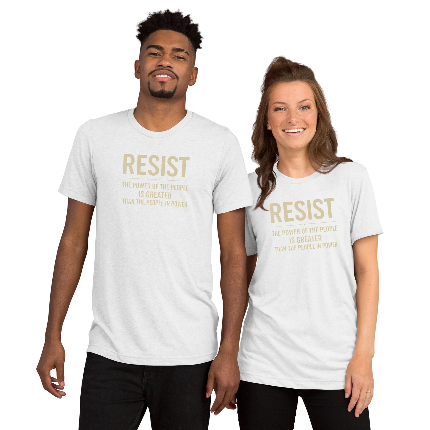 RESIST: The Power Of The People Is Greater Short Sleeve Shirt