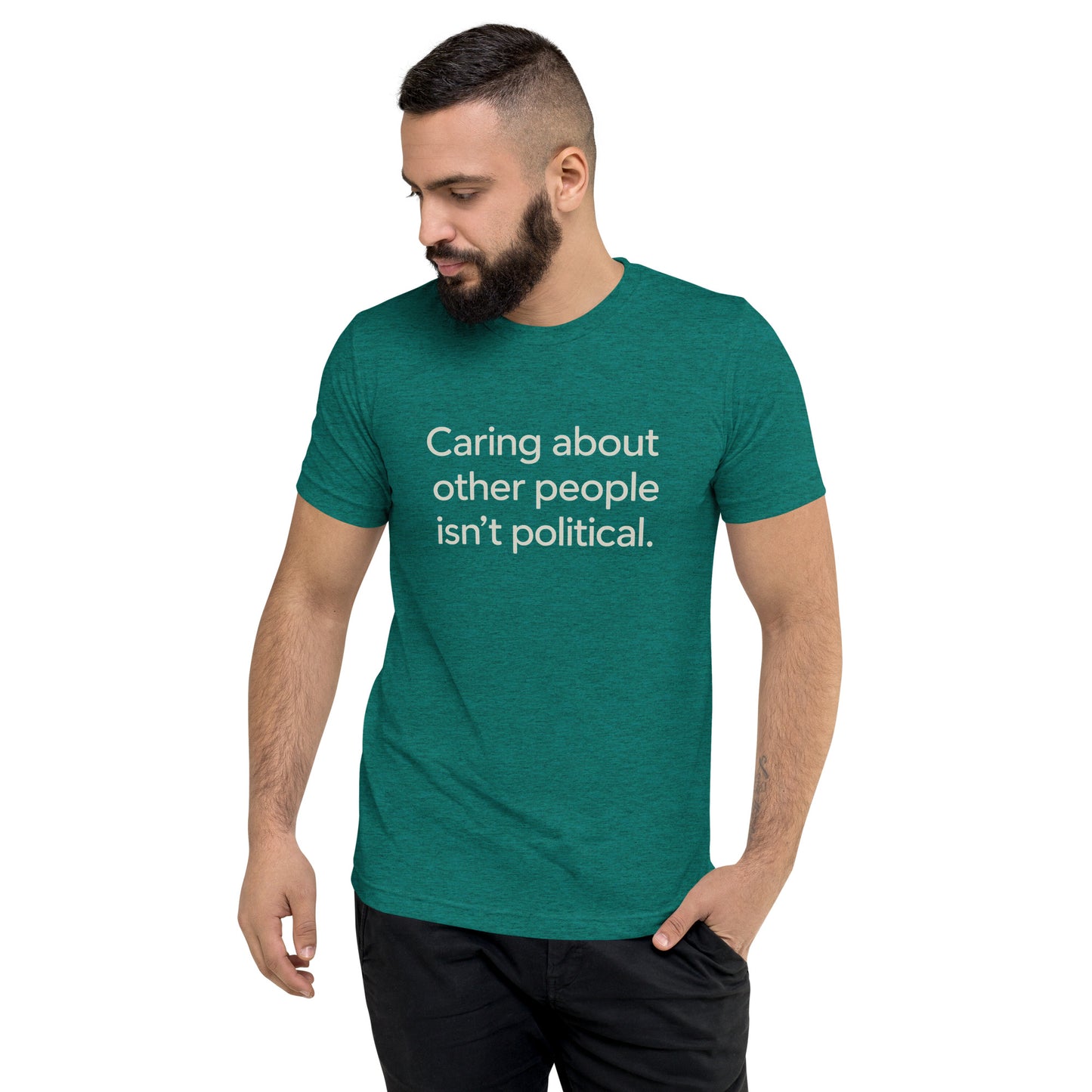 Caring About Other People Isn't Political Short Sleeve Shirt