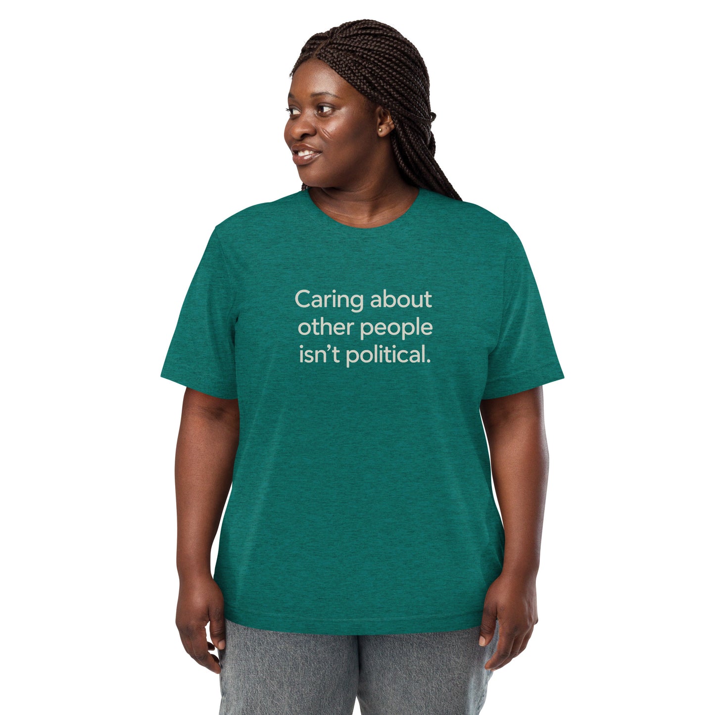 Caring About Other People Isn't Political Short Sleeve Shirt