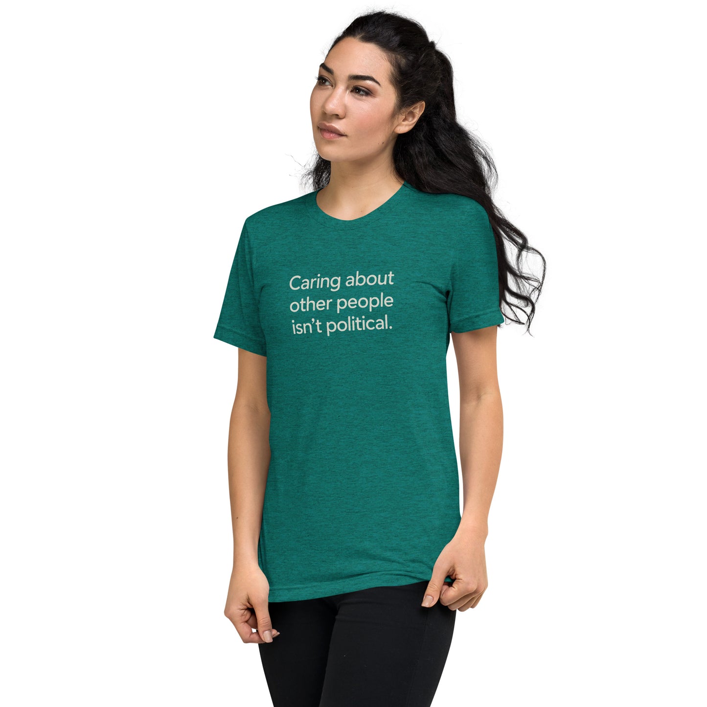 Caring About Other People Isn't Political Short Sleeve Shirt