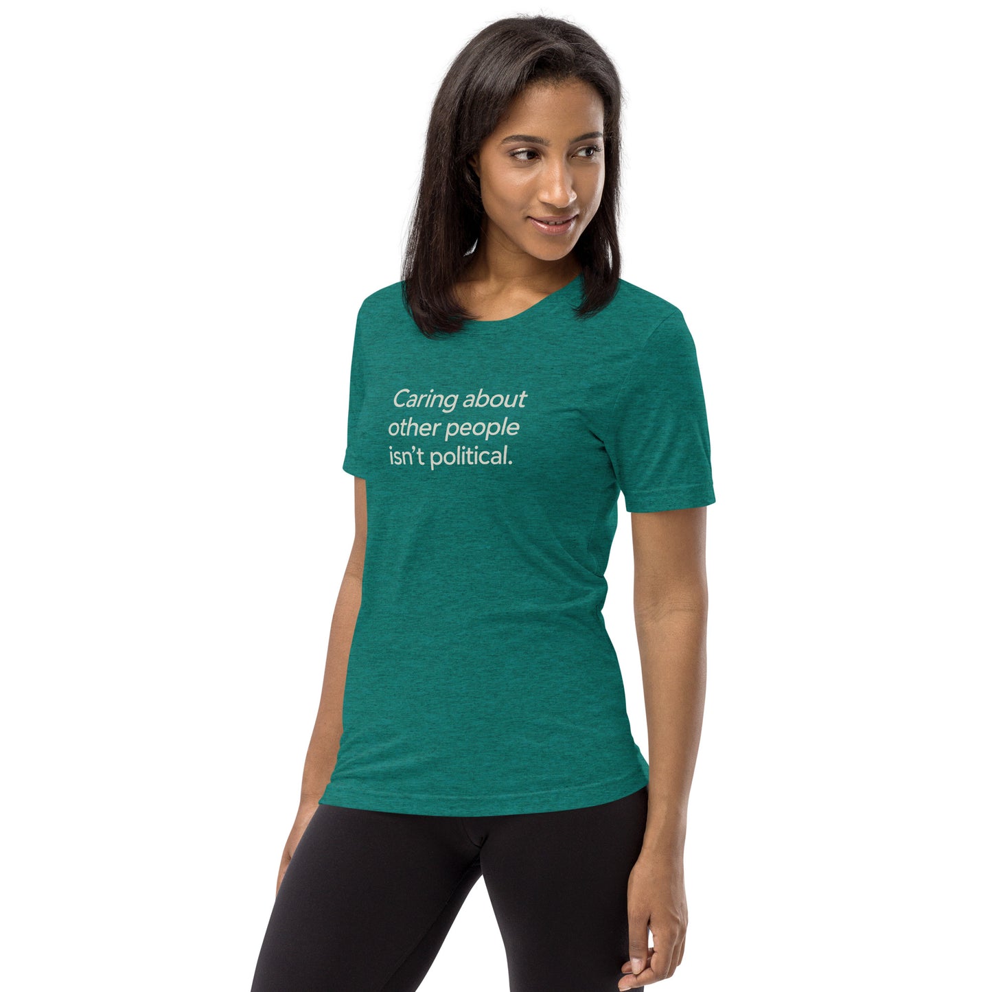 Caring About Other People Isn't Political Short Sleeve Shirt